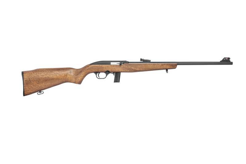 Pré-venda — Rifle CBC 7022 21” Oxidado Coronha de Madeira Semiautomático Cal. .22 LR