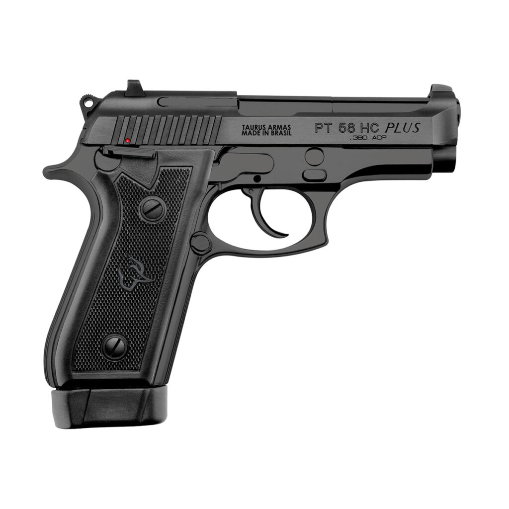 Pistola Taurus PT58 HC Plus Cal. .380 Oxidada Fosco