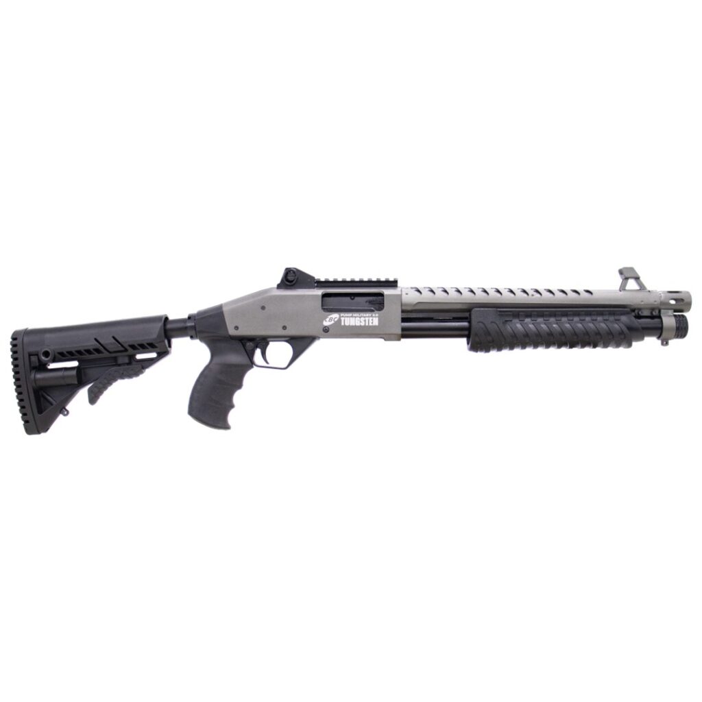 Espingarda CBC Military 3.0 RT Calibre 12 Cano 14" com Acessórios Tungstênio