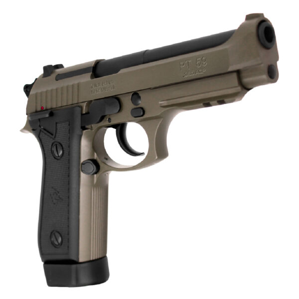 Pistola Taurus PT59S Cal. .380 CFO FDE Flat Dark Earth (Marrom)