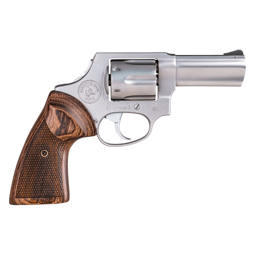 Revólver Taurus 856 Executive Grade Cal. .38 SPL INSB (Inox Semi Brilho)