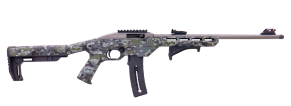 Rifle CBC .22 LR Semiautomático Tactical - Tático Camuflado 99 Anos CBC
