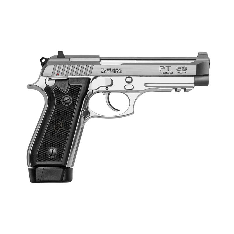 Pistola Taurus PT59S Cal. .380 Inox Fosco