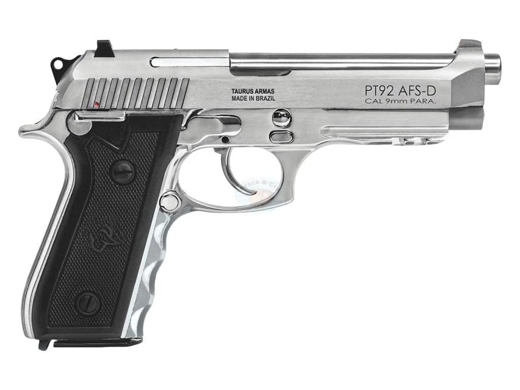 Pistola Taurus PT92 AFSD Cal. 9mm Inox Fosco