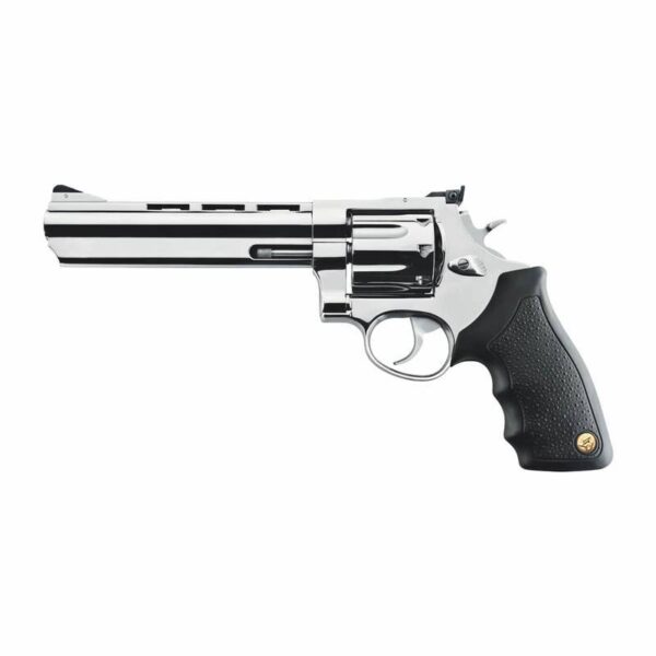 Revólver Taurus RT838 Compensador de Recuo 6,5" Cal. .38 SPL Inox Alto Brilho
