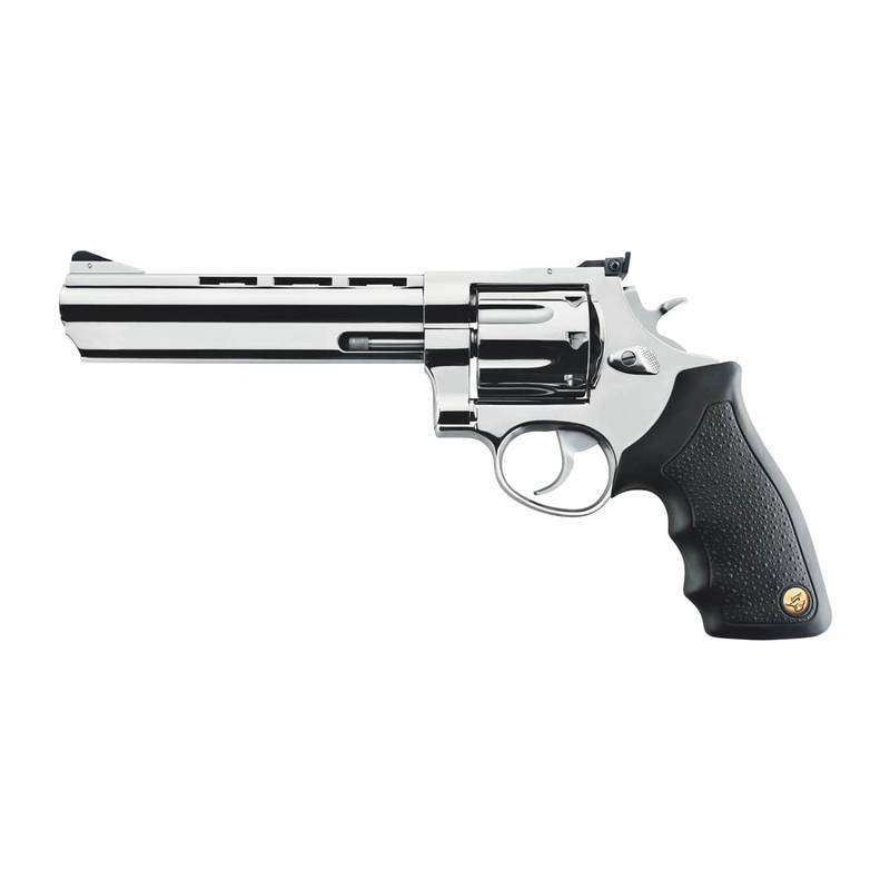 Revólver Taurus RT838 Compensador de Recuo 6,5" Cal. .38 SPL Inox Alto Brilho