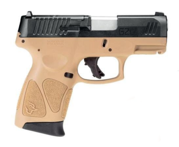 Pistola Taurus G2C T.O.R.O. Cal. .38 TPC Tan