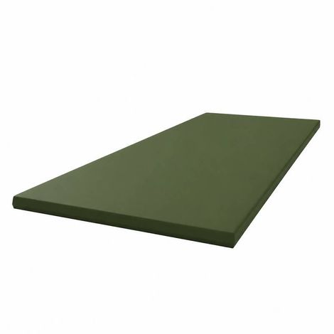 Colchonete Confort PVC Verde Musgo 1,88 × 55 × 4 cm