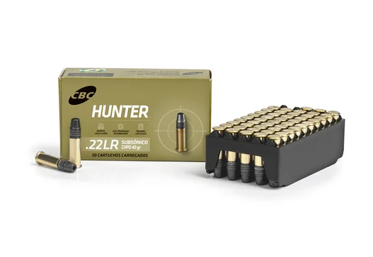Munição CBC Cart .22 LR CHPO 40gr Hunter Subsônico