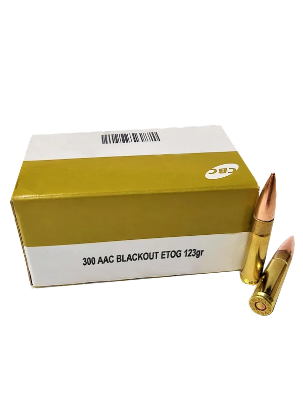 Munição CBC .300 Blackout ETOG 123gr