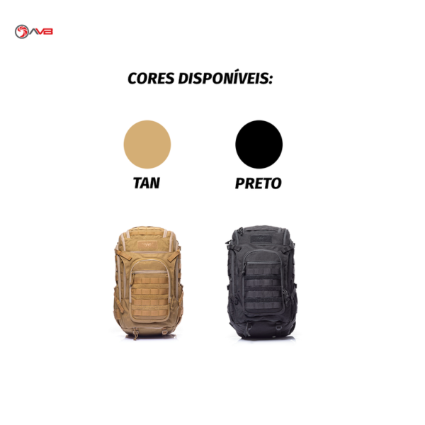 Mochila Tática Multifunção para Armas Longas 70L 55x25x15 KF-048-TAN