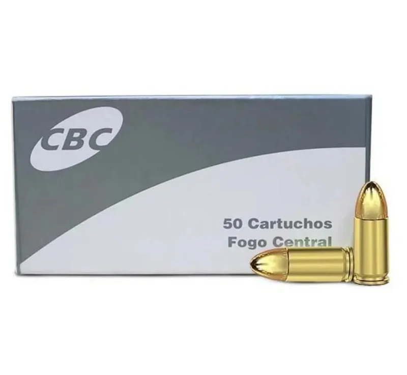 Munição CBC 9 MM LUGER ETOG 124GR TREINA (10031014)