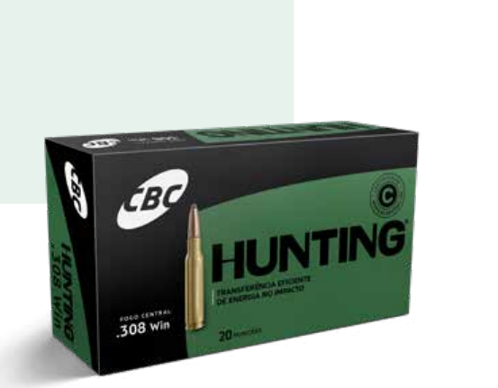 Munição CBC .308 Win EXPT 165gr Hunting