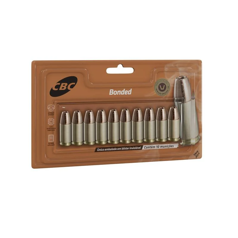 Munição CBC .38 TPC Bonded 124gr BLST