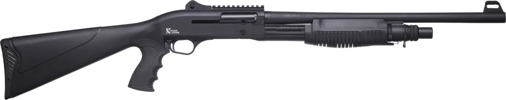 Espingarda Khan A-TAC Tactical Duo-Sys Calibre 12 Cano 20″ Preta