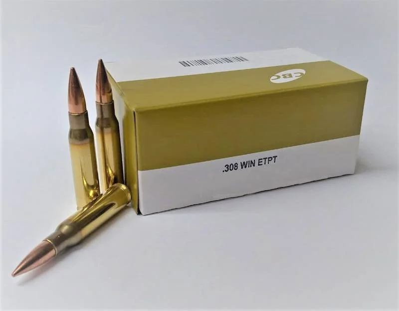 Munição CBC .308 Win ETPT 180gr