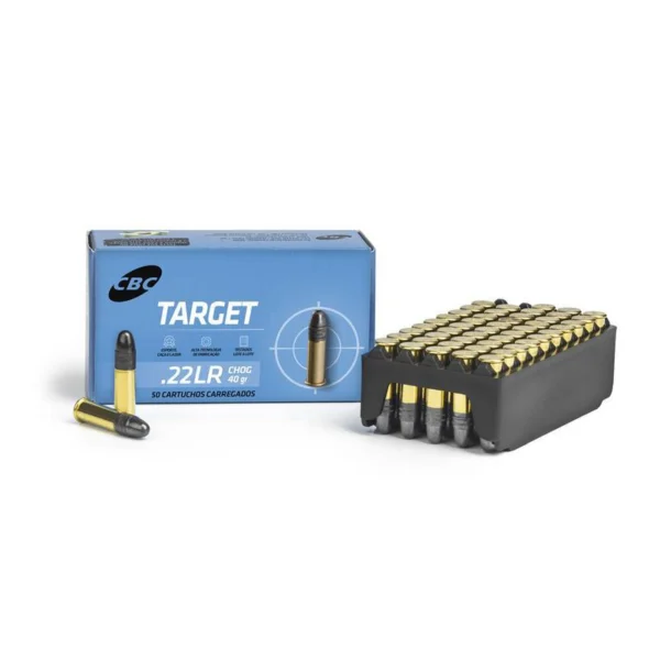 Munição CBC Cart .22 LR CHOG 40gr Target