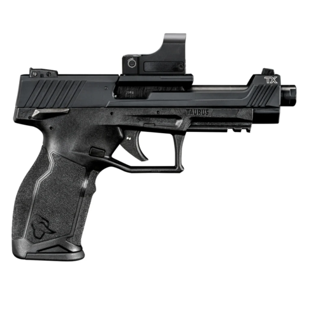Pistola Taurus TX22 Competition Cal. .22 LR Anodizada Preta